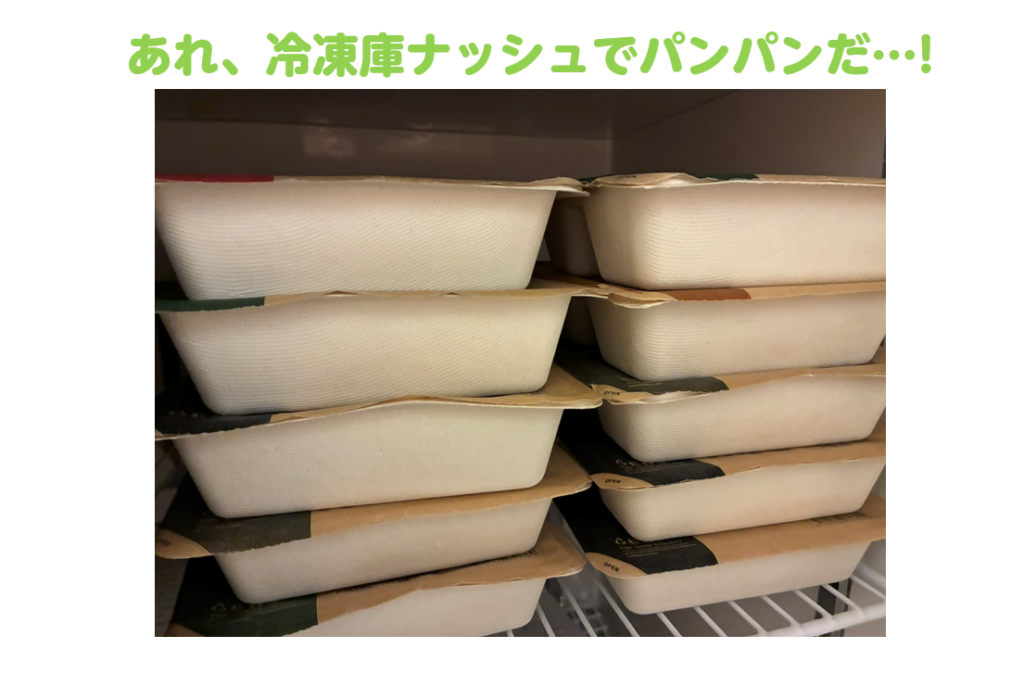 冷凍庫 ナッシュ パンパン